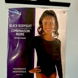 Black dance leotard / bodysuit